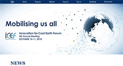 Desktop Screenshot of icef-forum.org
